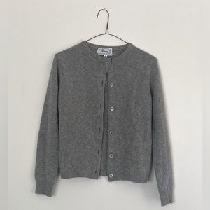 Dean’s of Scotland Gray Cashmere Cardigan